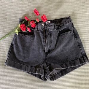 🌺American Apparel Washed Black Denim Shorts 🌺